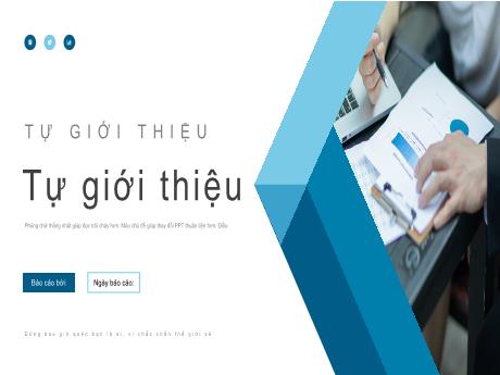 Mẫu giới thiệu bản thân bằng Powerpoint