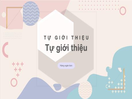 Mẫu Powerpoint Giới thiệu bản thân ấn tượng