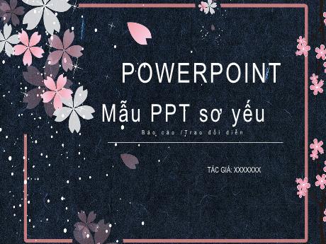 Mẫu Powerpoint Giới thiệu bản thân chuyên nghiệp