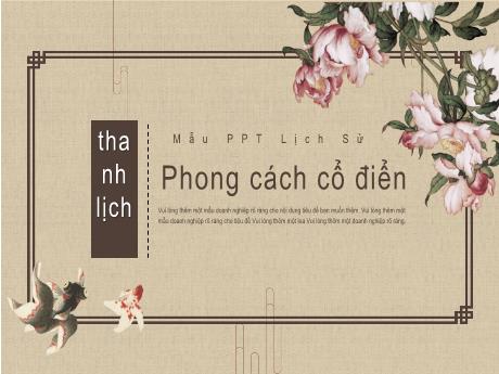 Mẫu PowerPoint Lịch Sử Việt Nam chuyên nghiệp