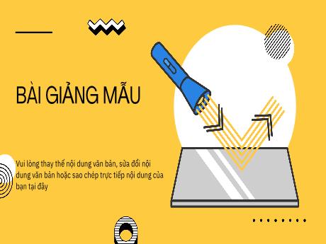 Mẫu Powerpoint thuyết trình Vật lý chuẩn