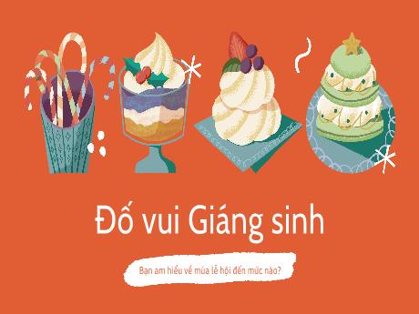 Mẫu PowerPoint trò chơi Đố vui Giáng Sinh