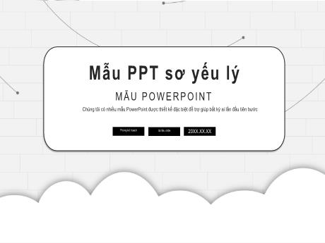 Mẫu slide Powerpoint Giới thiệu bản thân chuyên nghiệp