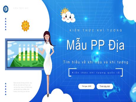 Mẫu thuyết trình PowerPoint Địa lý chuyên nghiệp