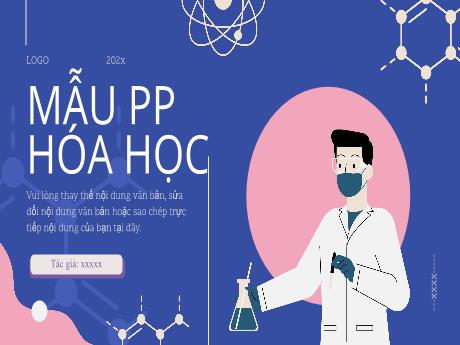 Mẫu thuyết trình PowerPoint Hóa học chuyên nghiệp