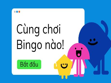 Mẫu trò chơi Chơi cùng Bingo nào trên PowerPoint