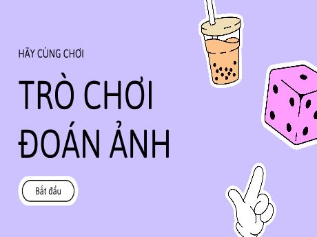 Mẫu trò chơi Đoán ảnh trên PowerPoint